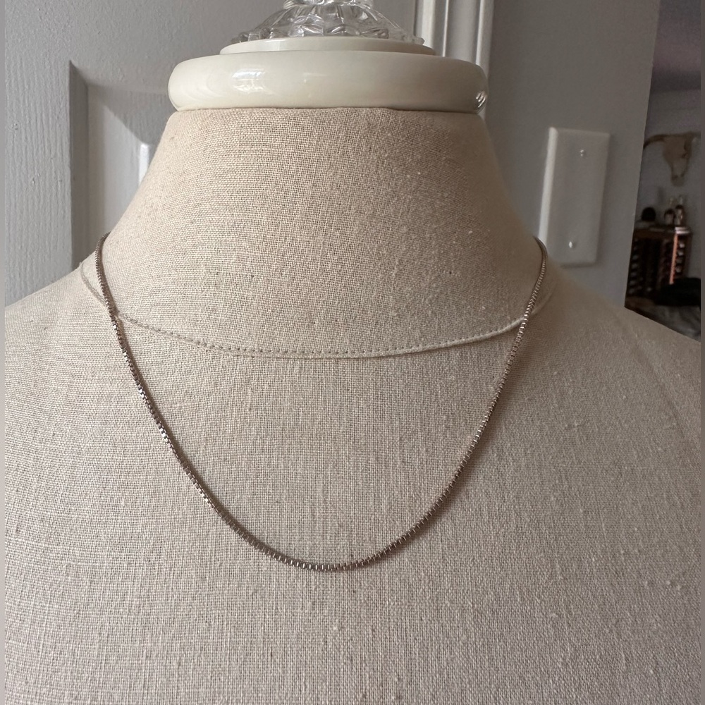 19” Sterling Silver Box Chain